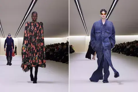 El desfile de la colección Otoño/Invierno 2024 de Balenciaga. El desfile de la colección Otoño/Invierno 2024 de Balenciaga.