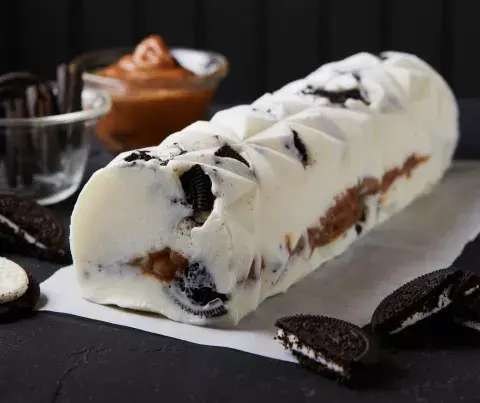 Torta helada de oreos de Chungo. Torta helada de oreos de Chungo.