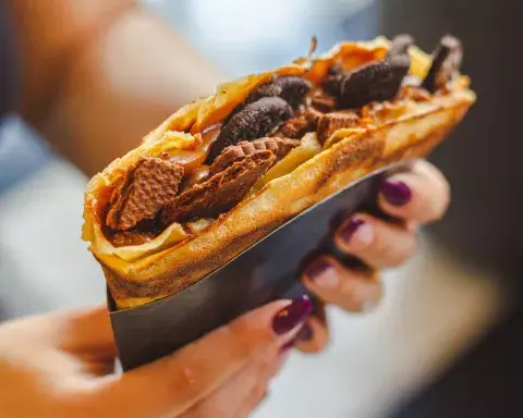 La opción con oreos de Paris Crepas. La opción con oreos de Paris Crepas.