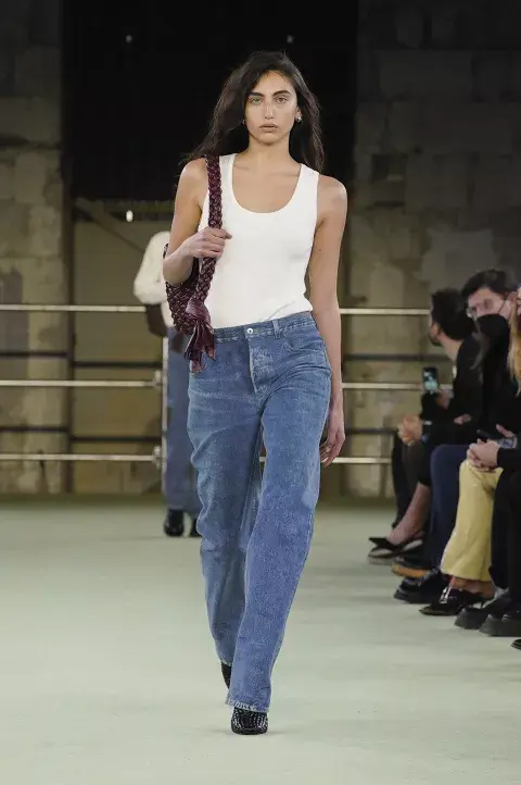El desfile de la firma italiana Bottega Veneta en Milán