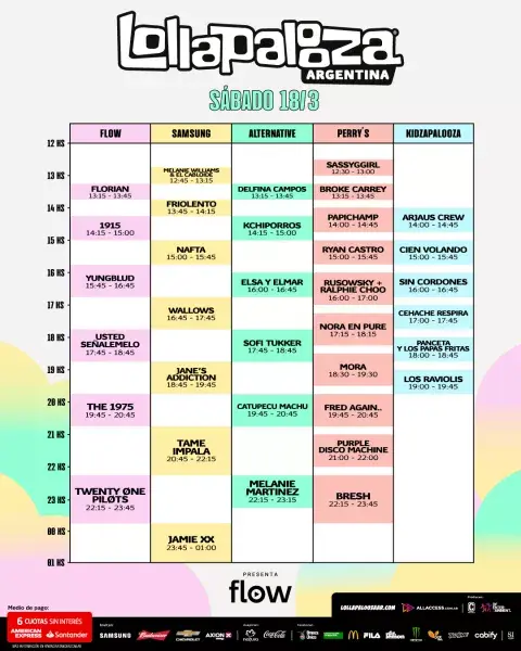Sábado 18. Sábado 18.