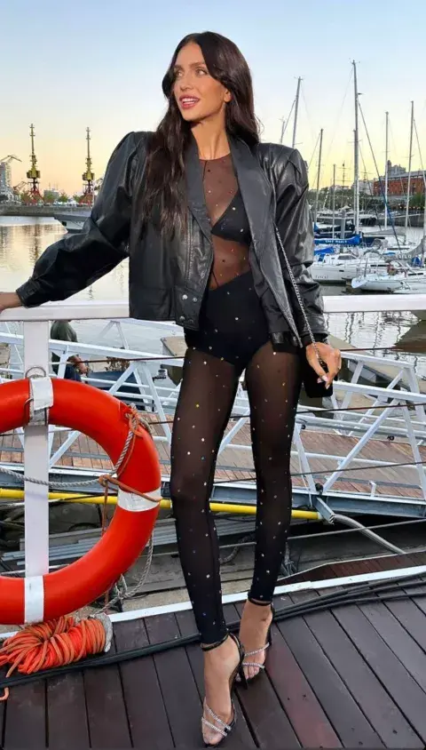 El impactante look de Zaira Nara en el Argentina Fashion Week.