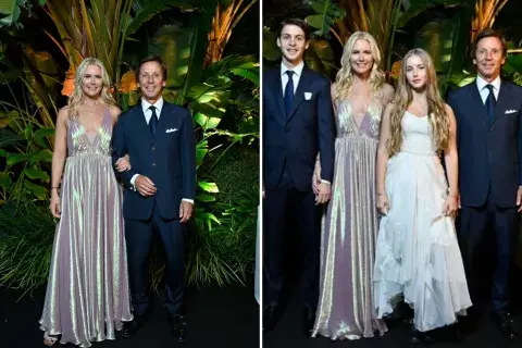 Balthazar, Tiziano y Benicio optaron por looks de GNZ Sastrería Gonzalez.