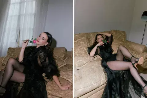 Celeste Cid agradeció las fotos a Lucila Schuchner. Celeste Cid agradeció las fotos a Lucila Schuchner.