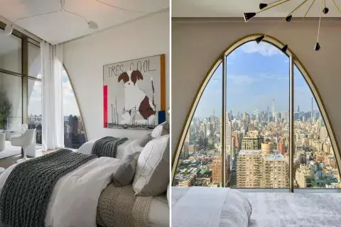 El penthouse se encuentra justo al frente del lado este del Central Park.