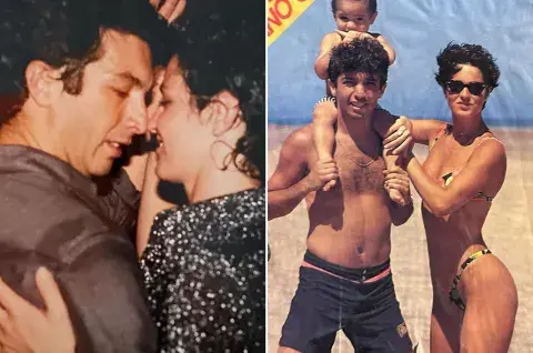 Florencia Bas compartió algunas fotos de cuando Ricardo y ella empezaron a salir.