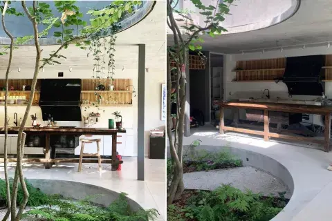 Los exteriores de la casa ubicada en San Isidro. Los exteriores de la casa ubicada en San Isidro.