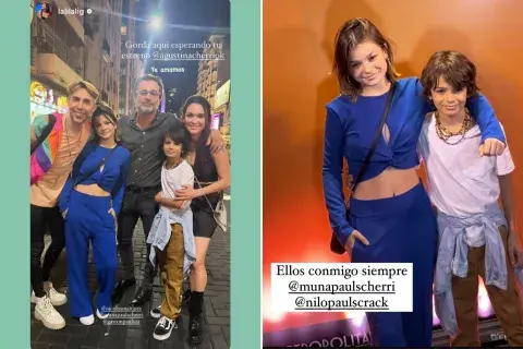 Agus Cherri estrenó Votemos, y su familia fue a verla al teatro. Agus Cherri estrenó Votemos, y su familia fue a verla al teatro.