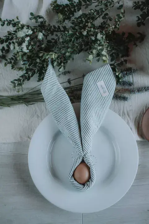 ¿Servilletas con orejas de conejito? Un detalle especial para los más peques. ¿Servilletas con orejas de conejito? Un detalle especial para los más peques.