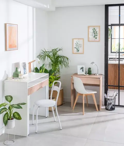 Muebles funcionales para espacios reducidos.