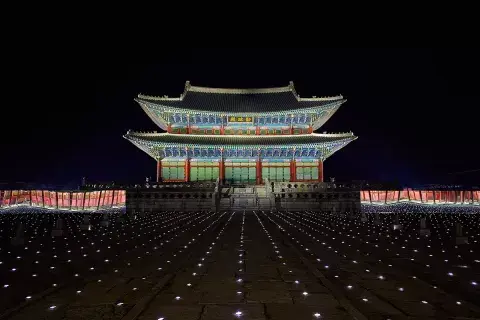 El Palacio Gyeongbokgung de Seúl El Palacio Gyeongbokgung de Seúl