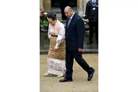 Los reyes de Tonga, Tupou VI y Nanasipau'u Tuku'aho. Los reyes de Tonga, Tupou VI y Nanasipau'u Tuku'aho.
