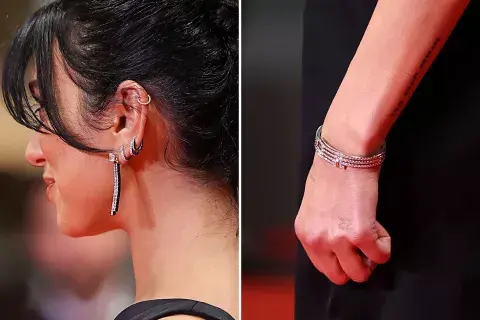 Los accesorios que Dua Lipa llevó en Cannes. Los accesorios que Dua Lipa llevó en Cannes.