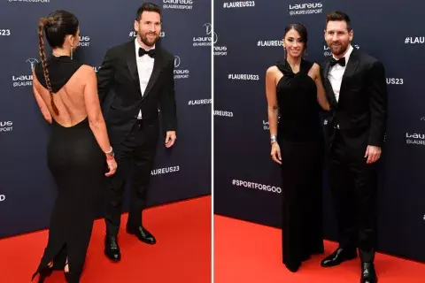 El vestido que eligió Anto es de Saint Laurent. El vestido que eligió Anto es de Saint Laurent.