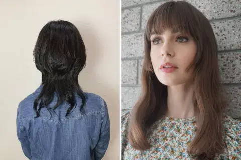 Lily Collins se animó a una versión soft de este corte de pelo. Lily Collins se animó a una versión soft de este corte de pelo.