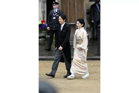 Los príncipes Fumihito y Kiko de Japón. Los príncipes Fumihito y Kiko de Japón.