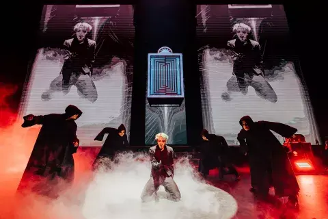 Es la primera vez que Jackson Wang da un show en Argentina. Es la primera vez que Jackson Wang da un show en Argentina.