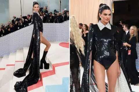 Kendall Jenner y su look no pant de Marc Jacobs. Kendall Jenner y su look no pant de Marc Jacobs.