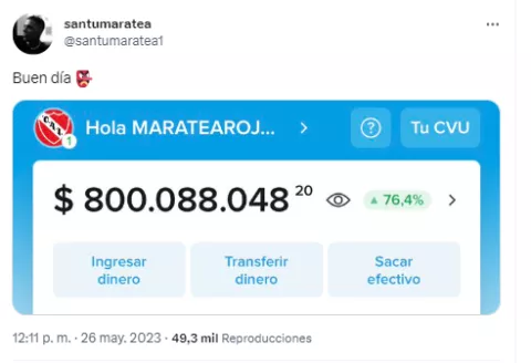 Santi Maratea: Un 'influencer' argentino reúne un millón de dólares en 24  horas para salvar al club Independiente