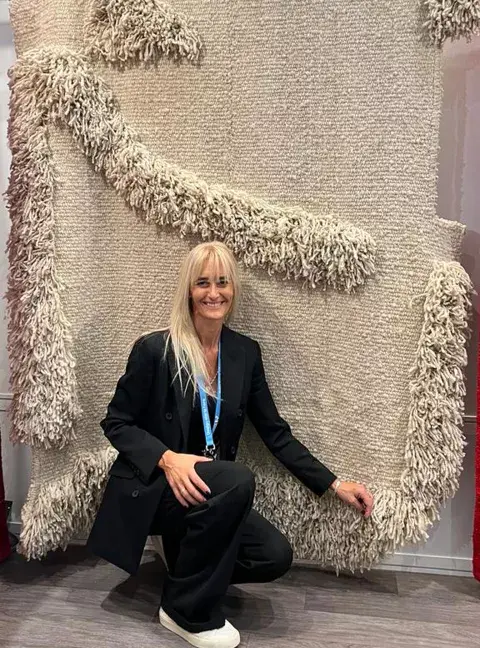 Carolina Pavetto, al frente de Mantara, alfombras artesanales realizadas con técnicas ancestrales. Carolina Pavetto, al frente de Mantara, alfombras artesanales realizadas con técnicas ancestrales.