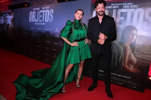 La China Suárez y Álvaro Morte en la presentación de Objetos, en el Dot Baires. La China Suárez y Álvaro Morte en la presentación de Objetos, en el Dot Baires.