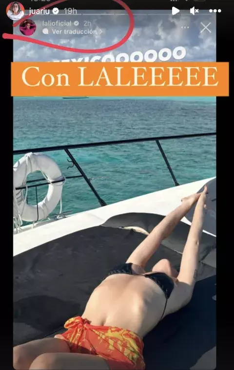 La imagen que compartió Juariu.