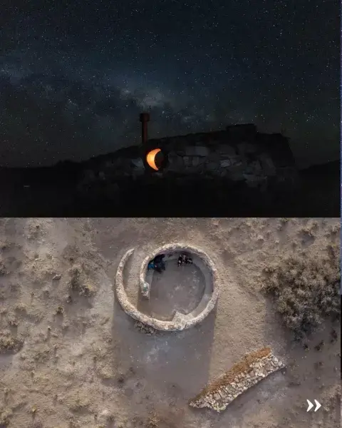 La estructura del observatorio de día y de noche La estructura del observatorio de día y de noche