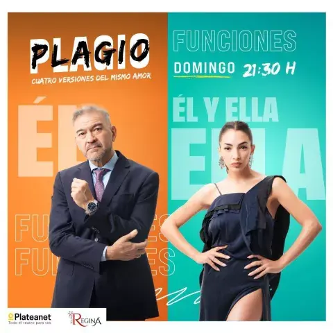 Thelma Fardín y César Bordón, una de las duplas de la nueva obra de Muscari