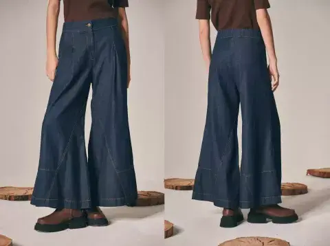 Los jeans amplios son la vedette de esta temporada. Los jeans amplios son la vedette de esta temporada.