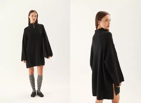 Un maxi sweater que no puede faltar en el guardarropa. Un maxi sweater que no puede faltar en el guardarropa.