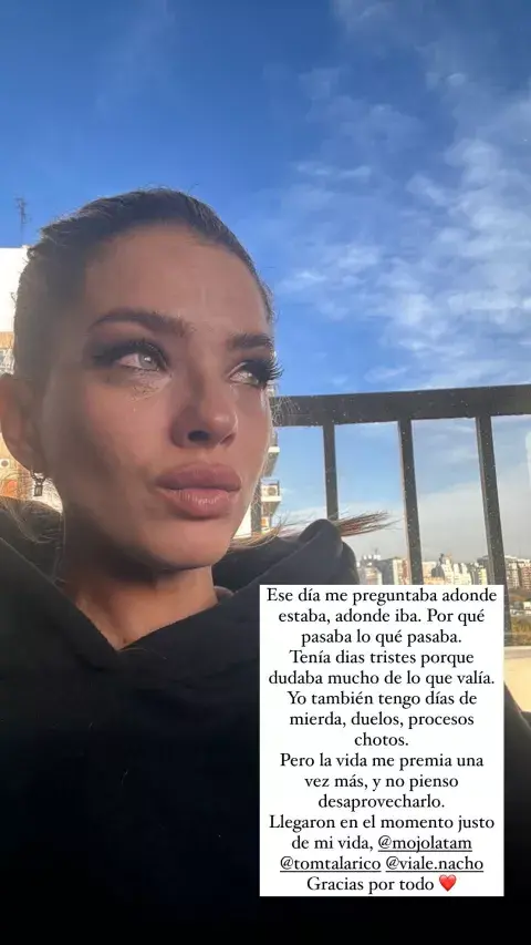 La emoción de la China Suárez por este impresionante logro. La emoción de la China Suárez por este impresionante logro.