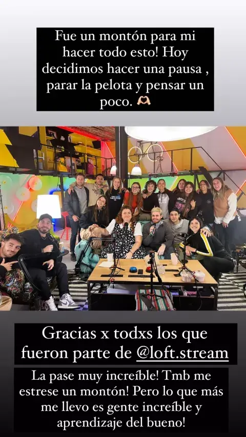 El inesperado mensaje de Cande Molfese sobre el futuro de Loft, su canal de streaming. El inesperado mensaje de Cande Molfese sobre el futuro de Loft, su canal de streaming.