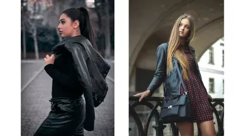 La que combina con todo: la campera de cuero. La que combina con todo: la campera de cuero.
