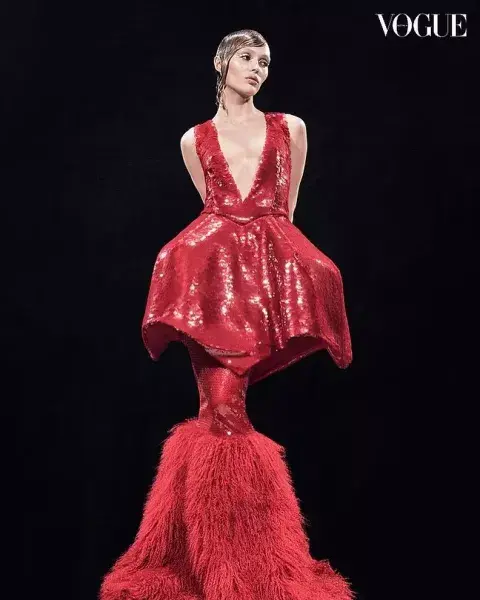 El impactante look de la estrella de The Idol, Lily-Rose Depp. 