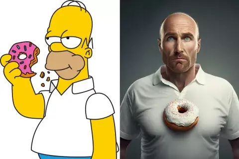 Los usuarios no estuvieron convencidos con las interpretaciones de Homero y Marge Simpson. Los usuarios no estuvieron convencidos con las interpretaciones de Homero y Marge Simpson.