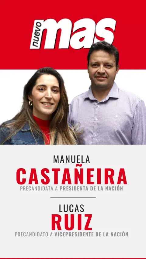 Manuela Castañeira y Lucas Ruiz, por Nuevo más.
