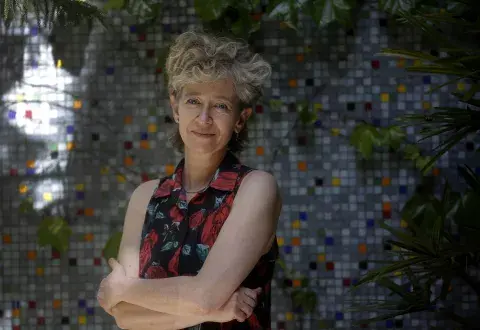 Silvia Hopenhayn, escritora. Silvia Hopenhayn, escritora.