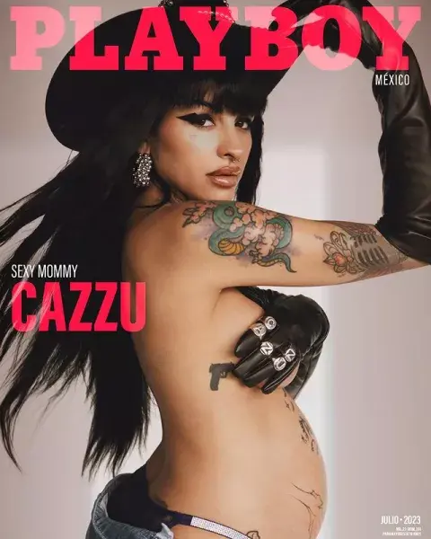 Cazzu posó para Playboy México.