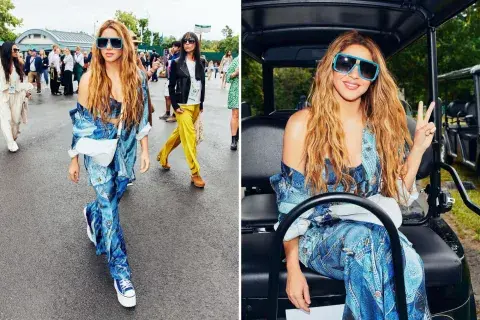 Moschino es la marca detrás de este look. Moschino es la marca detrás de este look.