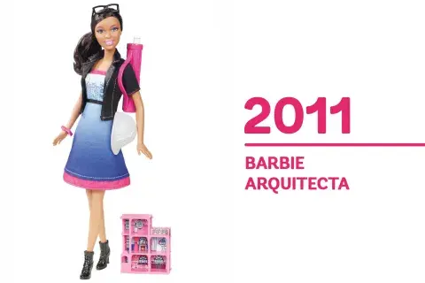 2011. "Barbie Arquitecta", para trabajar desplegando su saber e imaginación a pleno. 2011. "Barbie Arquitecta", para trabajar desplegando su saber e imaginación a pleno.