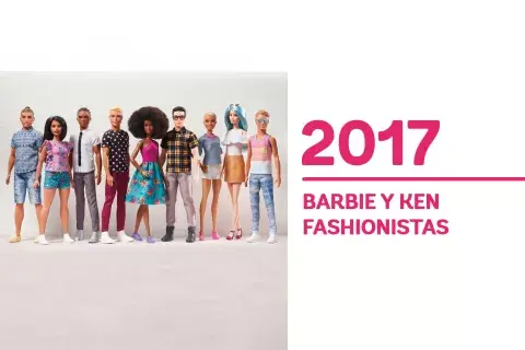 2017. La línea Fashionista se amplía a los muñecos Ken. 2017. La línea Fashionista se amplía a los muñecos Ken.