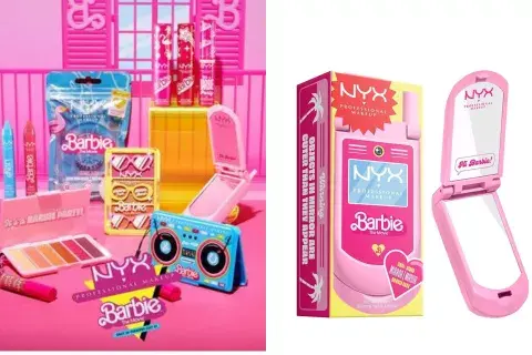 La edición especial de Barbie para NYX. La edición especial de Barbie para NYX.