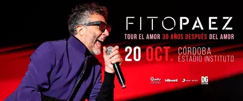 Fito Páez en Córdoba: fecha, precios y dónde comprar las entradas. Fito Páez en Córdoba: fecha, precios y dónde comprar las entradas.