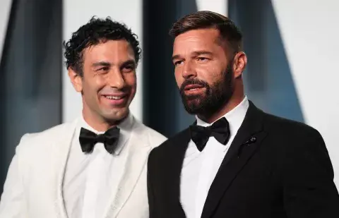 Ricky Martin y Jwan Yosef. Ricky Martin y Jwan Yosef.
