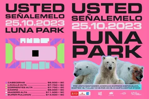 Afiche promocional de Usted Señalemelo. Afiche promocional de Usted Señalemelo.