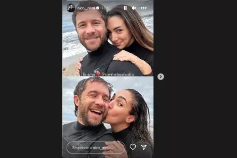 Nico Riera y Thelma Fardin (Foto: Instagram) Nico Riera y Thelma Fardin (Foto: Instagram)