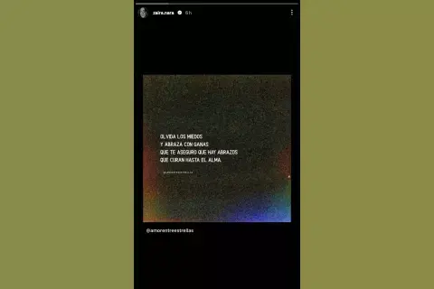 El mensaje de Zaira Nara a su hermana Wanda. El mensaje de Zaira Nara a su hermana Wanda.