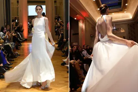 Claudia Arias en Bridal Runway Latam 2023. Claudia Arias en Bridal Runway Latam 2023.