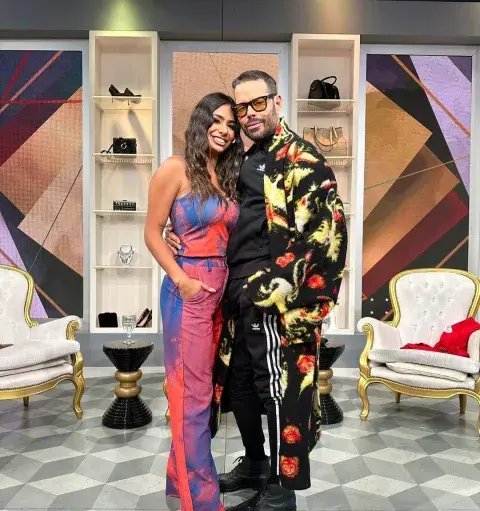 Mariano Caprarola en La Jaula de la Moda. Mariano Caprarola en La Jaula de la Moda.