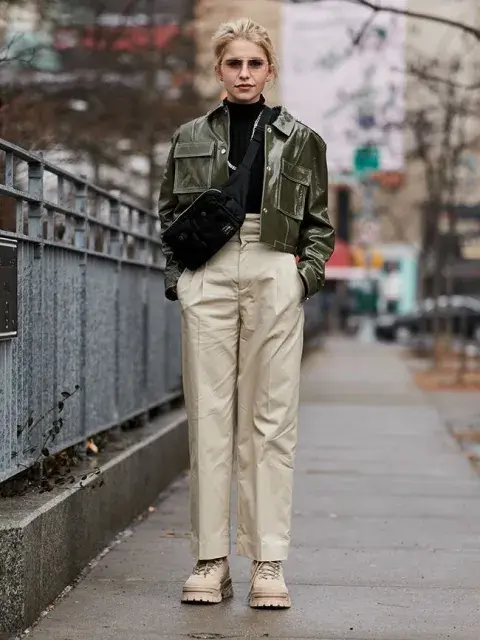 Chaqueta de charol. Chaqueta de charol.